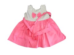 Baby Girl Froke Pink and White