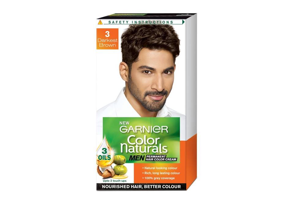 Garnier Color Naturals Darkest Brown Men Hair Color