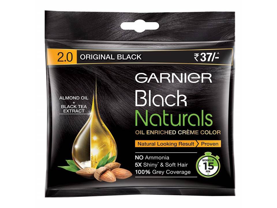 Garnier Black Naturals Origi Black Col Shadeno.